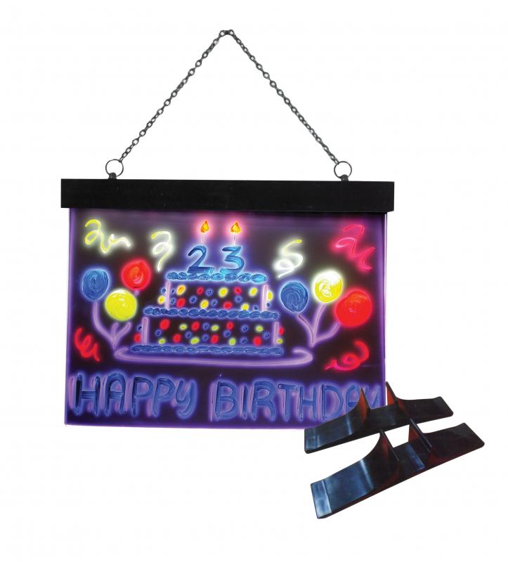 Desktop and Hanging LED Write-On Flash Board 1 Desktop and Hanging LED Write-On Flash Board